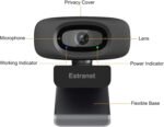 USB Webcam with Privacy Cover & Noise Canceling Microphone, Works with Zoom Teams YouTube Xbox, External 1080P Computer Web Camera for Laptop Mac PC Desktop Monitor - Image 6