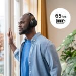 Philips H5209 Wireless Headphones,Over-Ear Bluetooth Headphones with Dynamic Bass,Clear Call, 65 H Battery Life,Fast Charging,Soft Ear Cups, Bluetooth 5.3, App Control, Lightweight,Black - Image 4
