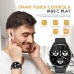 Smart Watch with Earbuds,2 in 1 Watch with Earbuds for Android iOS Can Receive Calls Messages Sleep Tracker Calorie Counter for Men Women - Image 3