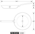 Heritage Steel Eater Series 10.5 Inch Frying Pan | Made in USA | 5-Ply Fully Clad Stainless Steel | Stay Cool Handle Design | Induction Ready & Non-Toxic - Image 4
