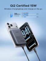 UGREEN Magnetic Power Bank Qi2 Certified 15W Fast Charging Wireless Battery Pack Slim 10000mAh Magsafe Portable Charger with 20W USB-C for iPhone 17/16/15/14/13/12 Series Black - Image 4