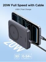 UGREEN Magnetic Power Bank Qi2 Certified 15W Fast Charging Wireless Battery Pack Slim 10000mAh Magsafe Portable Charger with 20W USB-C for iPhone 17/16/15/14/13/12 Series Black - Image 5