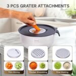 Stainless Steel Mixing Bowls Set of 3, Large Nesting Bowls with Airtight Lids for Food Prep, Cooking, Baking, Salad, and Outdoor Dining (Black, 3 Pcs) - Image 4