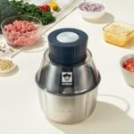 Electric Food Processor & Meat Grinder – 1.9 Qt Food Chopper with Pure Copper Motor, Dual-Layer Blades, Procesador de Alimentos Electrico - Image 3