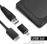 1TB External Hard Drive Ultra Slim Portable HDD-USB 3.0 USB-C for PC, Mac, Laptop, PS4, Xbox one,Xbox 360 - Image 5