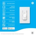 GE CYNC Smart Dimmer Light Switch & Motion Sensor, No Neutral Wire Required, Bluetooth and WiFi 3-Wire Switch, Works with Amazon Alexa and Google Home, White (1 Pack) - Image 3