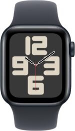 Apple Watch SE (2nd Gen) [GPS 40mm] Smartwatch with Midnight Aluminum Case with Midnight Sport Band S/M. Fitness and Sleep Trackers, Crash Detection, Heart Rate Monitor, Retina Display - Image 3
