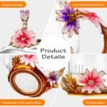 Luka Tech 35OZ Enamel Glass Flower Teapot With Removable Loose Tea Leaf Infuser Tea Maker,Gifts For Women,Mom,Mothers Day,Christmas,Birthday,Valentines Day - Image 4
