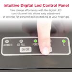 Frigidaire 26 Lbs per Day Portable Compact Maker, Ice Making Machine, Stainless, Medium - Image 4