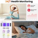 Hwagol Smart Watches for Women Android Phones iPhone Compatible(Bluetooth Call),1.39'' Round Fitness Tracker Heart Rate/Sleep Monitor,100+Sport Modes Pedometer - Image 5