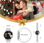 Hwagol Smart Watches for Women Android Phones iPhone Compatible(Bluetooth Call),1.39'' Round Fitness Tracker Heart Rate/Sleep Monitor,100+Sport Modes Pedometer - Image 6