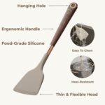 Kitchen Utensils Set of 11 with Holder, Silicone Cooking Utensils Set, Spatula Sets, Heat Resistant Non-Stick Kitchen Utensils, Kitchen Utensil Gadgets Tools BPA-Free Silicone Utensils - Image 8