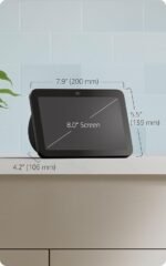 Like-New Amazon Echo Show 8, With Spatial Audio, Smart Home Hub, ideal for open living spaces, includes Alexa, Charcoal - Image 4