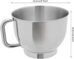 Stand Mixer, 4.5L/1.19Gal Tilt-Head Food Mixer, 380W Small Electric Food Mixers, Multifunctional Kitchen Mixers for Kneading Dough, Whipping Cream, Eggs - Image 5