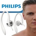 Philips SHS3200WT/37 Flexible Earhook Headphones White - Image 3