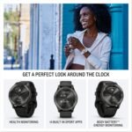 Garmin vívomove Trend, Stylish Hybrid Smartwatch, Long-Lasting Battery Life, Dynamic Watch Hands and Touchscreen Display, Black - Image 5