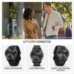 Garmin vívomove Trend, Stylish Hybrid Smartwatch, Long-Lasting Battery Life, Dynamic Watch Hands and Touchscreen Display, Black - Image 6