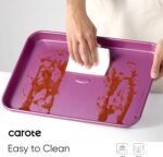 CAROTE 3-Piece Baking Pan Set - Bakeware Set, Baking Sheet Set Including 13 Inch 15 Inch 17 Inch Sheet Pan, Cookie Sheet for Baking, Royal Violet - Image 4