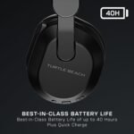 Turtle Beach Stealth 500 Wireless Amplified Gaming Headset for PS5, PS4, PC, & Mobile – 40-Hr Battery, Bluetooth, Memory Foam Cushions, Flip-to-Mute Mic, EQ Presets, Companion App – Black - Image 4