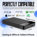 Portable External Hard Drive Storage Expansion Mobile HDD USB 3.0 USB-C for PC, Mac, Desktop, Laptop, PS4, Xbox One X/S, Xbox 360, Office & Game (Black, 1TB) - Image 4