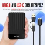 Portable External Hard Drive Storage Expansion Mobile HDD USB 3.0 USB-C for PC, Mac, Desktop, Laptop, PS4, Xbox One X/S, Xbox 360, Office & Game (Black, 1TB) - Image 5