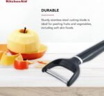 KitchenAid Y Peeler with Ergonomic Handle and Single Edge Blade – Dishwasher Safe with Protective Cover - Image 5