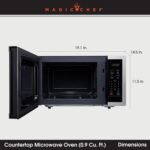 0.9 cu. ft. Countertop Microwave 900-Watt Digital Touch - Image 4