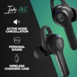 Skullcandy Indy ANC in-Ear Noise Canceling True Wireless Earbuds, 32 Hour Battery, Microphone, Works with iPhone Android and Bluetooth Devices - Black - Image 3