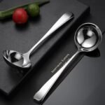 Zjunhm Small Soup and Gravy Ladles - 304 Stainless Steel, 7.7 Inches, 2-Piece Set - Dishwasher Safe (Silver) - Image 7