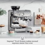 Breville Barista Express Impress Espresso Machine BES876DBL, Damson Blue - Image 3