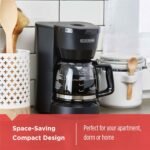 BLACK+DECKER 5-Cup Coffeemaker, DCM600B Black - Image 4