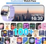 Pedometer Watch for Men Women Android & iPhone, 1.85" Retina Display with Answer/Make Calls, Smart Watch with Pedometer, Calories & Step Counter, Waterproof Heart Rate/Sleep/SpO2 Monitor - Image 5