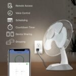 Feit Electric Smart Wi-Fi Plug, Works with Alexa and Google Home, No hub Required, 2.4 Ghz Network Only, Remote Control from Anywhere 15 Amp, Indoor Outlet Plug with Night Light - Image 3