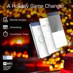 Feit Electric Smart Wi-Fi Plug, Works with Alexa and Google Home, No hub Required, 2.4 Ghz Network Only, Remote Control from Anywhere 15 Amp, Indoor Outlet Plug with Night Light - Image 4