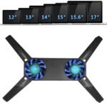Laptop Cooling Pad Foldable for 10-15" PC Computer Notebook Laptop 2 Fans Cooler Pad - Image 5