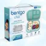 Bentgo Chill Kids Leak-Proof Lunch Box - 4-Compartment Bento Box with Built-In Ice Pack, 3.3 Cup Capacity, PFAS & BPA-Free, Microwave & Dishwasher Safe, Ideal Size for Ages 3 to 7 (Aqua) - Image 5