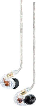 Shure SE425 PRO Wired Earbuds - Professional Sound Isolating Earphones with Detailed Sound, Dual-Driver Hybrid, Secure in-Ear Fit, Detachable Cable, Durable Quality - Clear (SE425-CL) - Image 4