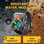 Rugged Smart Watch for Men, Original Smartwatch, Waterproof Digital Watch for The Toughest Jobs, with Fitness Trackers, Heart Rate Monitor, IP68, Pedometer, Workout Modes and More - Image 4