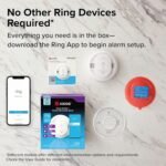 Kidde Smart Smoke and Carbon Monoxide Detector, Ring App Enabled for Real-Time Notifications, Hardwired Alarm, AA Backup Battery - Image 5