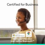 Logitech Zone 305 for Business, Wireless Bluetooth Headset with Microphone, Native Bluetooth, for Microsoft Teams, Compatible with Windows, Mac, Chrome, Linux, iOS, iPadOS, Android - Image 3