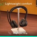 Logitech Zone 305 for Business, Wireless Bluetooth Headset with Microphone, Native Bluetooth, for Microsoft Teams, Compatible with Windows, Mac, Chrome, Linux, iOS, iPadOS, Android - Image 5