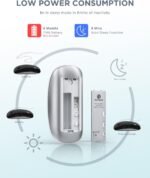 RAPIQUE Bluetooth Wireless Mouse - (BT5.1+USB) Slim Dual Mode Computer Mice with Quiet Click, Low Power, and 1600 DPI, Portable Cordless for MacBook, Laptop, iPad Pro/Air, Chromebook (White) - Image 5