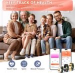 Smart Ring Health Tracker for Women Men, Sleep Tracker with Heart Rate,SPO₂,Blood Pressure, Fitness Ring for Activity Monitoring, No Subscription, Step Tracker Ring for iOS&Android (Gold, #7) - Image 4