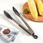 Cuisinart 12" Squared Head Silicone Tongs - Image 3