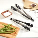 Cuisinart 12" Squared Head Silicone Tongs - Image 4