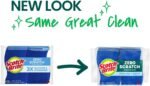 Scotch-Brite Zero Scratch Scrub Sponge, 6 Kitchen Sponges for Cleaning Around the Home, Bathroom & More, Scratch-free Dish Scrubber, Multi-surface Safe, Best for Nonstick Pots and Pans - Image 3