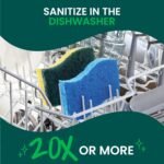 Scotch-Brite Zero Scratch Scrub Sponge, 6 Kitchen Sponges for Cleaning Around the Home, Bathroom & More, Scratch-free Dish Scrubber, Multi-surface Safe, Best for Nonstick Pots and Pans - Image 5