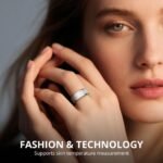 R10 Smart Ring, Smart Health Ring for Women, Features Heart Rate, Blood Oxygen, Sleep Monitoring, Pedometer, and Fitness Tracker, No Subscription Fee. (Silver, 7#) - Image 4