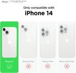 elago Compatible with iPhone 14 Case, Liquid Silicone Case, Full Body Protective Cover, Shockproof, Slim Design, Anti-Scratch Soft Microfiber Lining, 6.1 inch (Stone) - Image 3