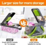 APSARAS USA Pro 18 in1 Vegetable Chopper, Food Chopper with Container, Veggie Slicer & Cutter for Onion Salad,Kitchen Gadgets Accessories,Home Essential Gadget&Kitchen,1.8L - Image 4